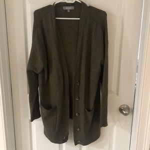 Olive cardigan